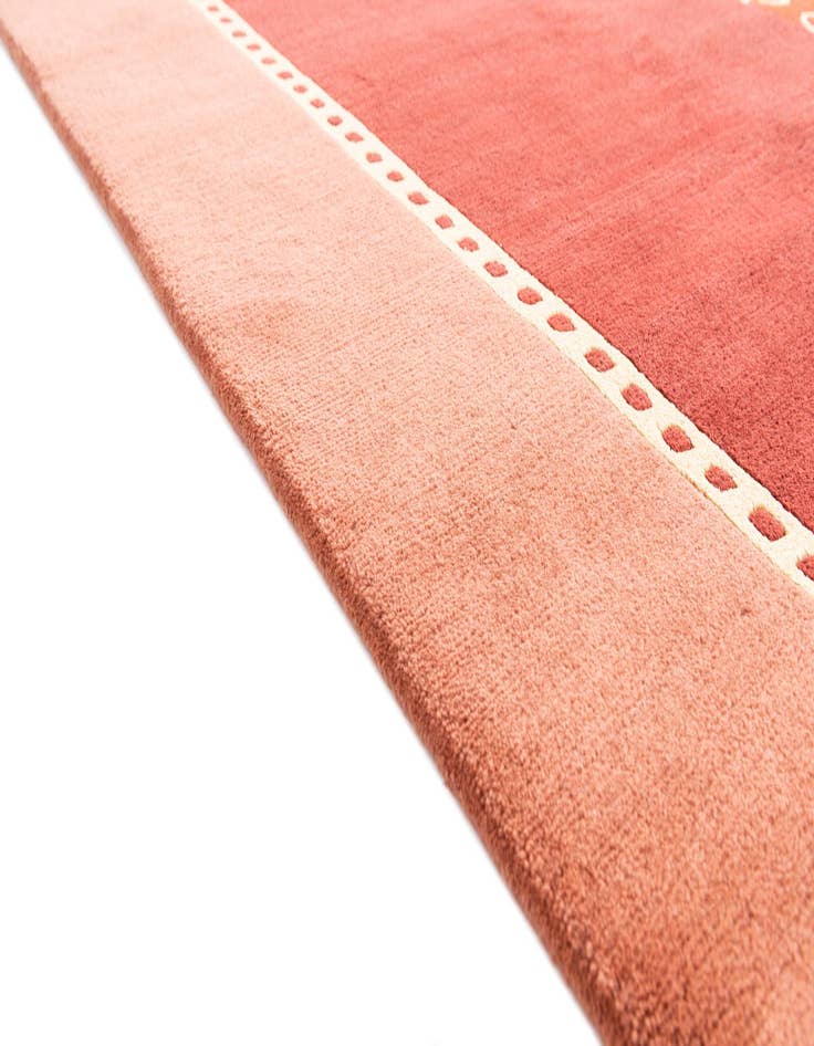 Detail image of  4' 9 x 6' 6  Hand Knotted Nepal Wool Rug