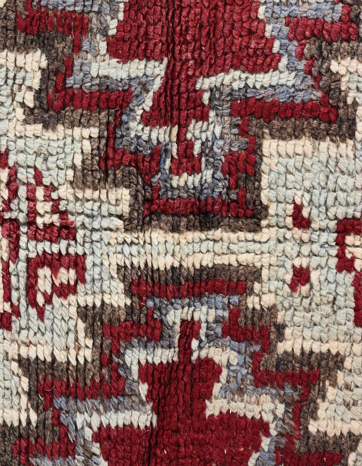 Detail image of  5' 2 x 7' 7  Hand Knotted Oushak Wool Rug