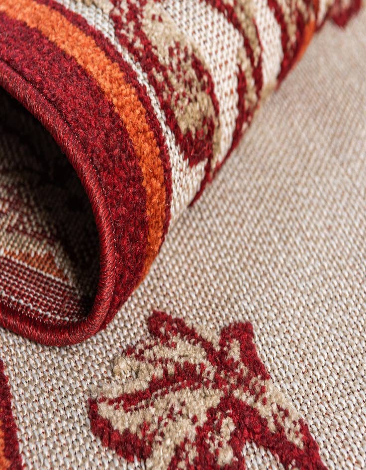 Detail image of  8' x 10'  Washable Botanical Indoor / Outdoor Rug