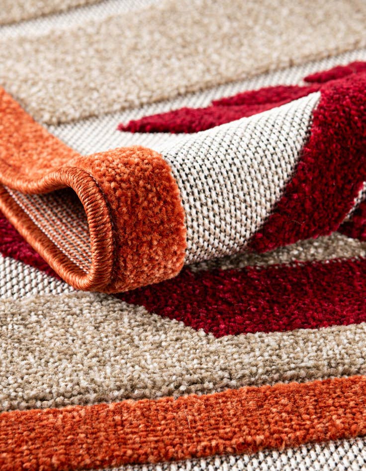 Detail image of  4' x 6'  Washable Modern Indoor / Outdoor Rug