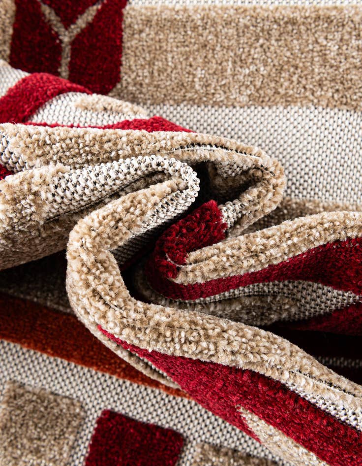 Detail image of  4' x 6'  Washable Modern Indoor / Outdoor Rug