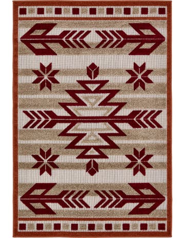 4' x 6' Washable Modern Indoor / Outdoor Rug