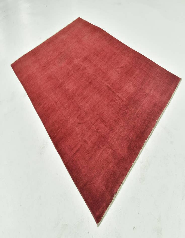 Detail image of  6' 3 x 9' 2  Hand Knotted Over-Dyed Ziegler Rug