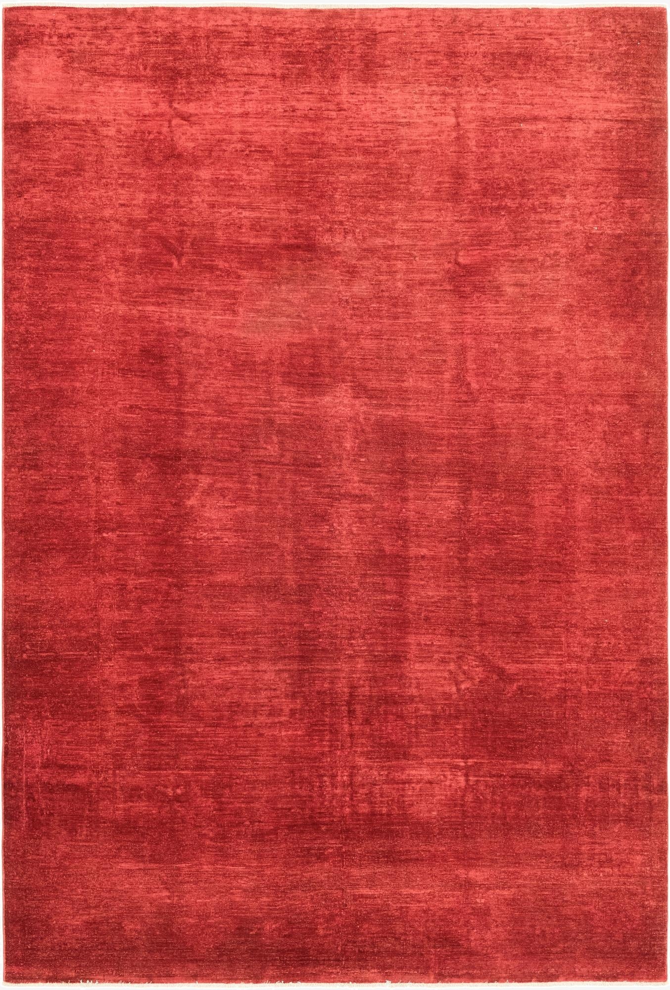  6' 3 x 9' 2  Hand Knotted Over-Dyed Ziegler Rug