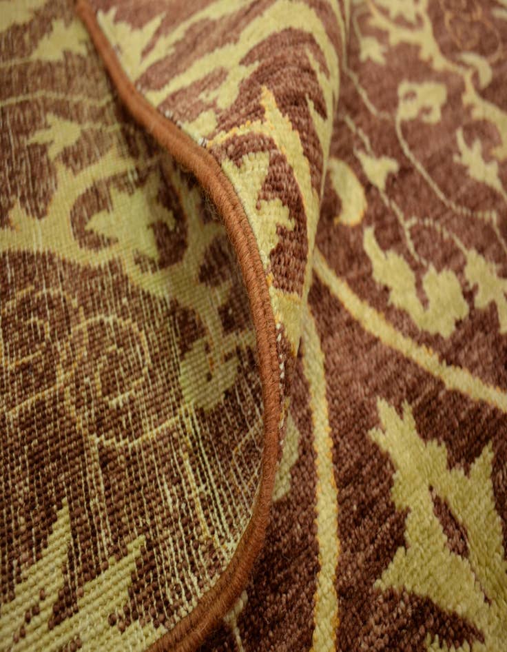 Detail image of  6' 11 x 9' 5  Hand Knotted Peshawar Ziegler Oriental Rug