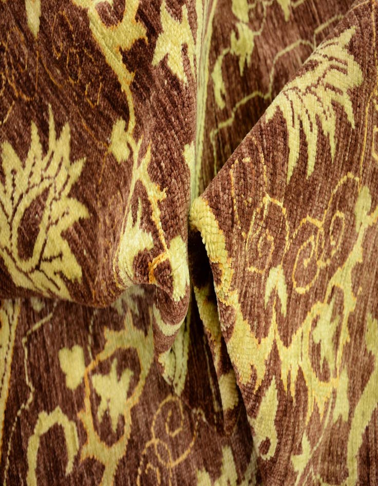 Detail image of  6' 11 x 9' 5  Hand Knotted Peshawar Ziegler Oriental Rug