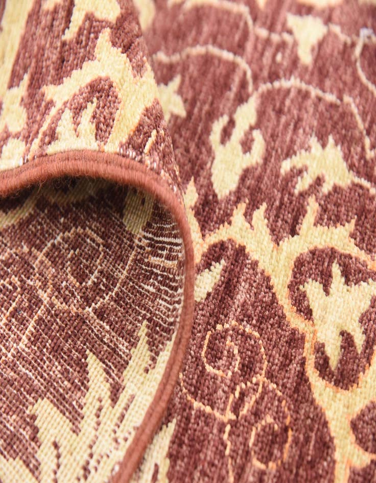 Detail image of  6' 11 x 9' 5  Hand Knotted Peshawar Ziegler Oriental Rug