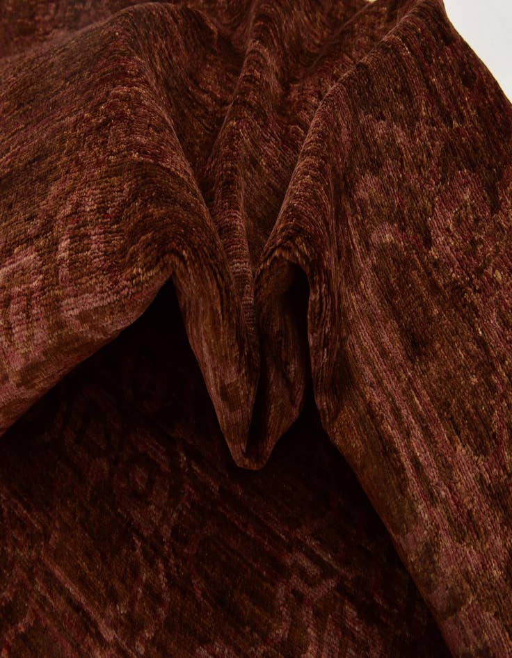 Detail image of  4' 10 x 6' 2  Hand Knotted Peshawar Ziegler Rug