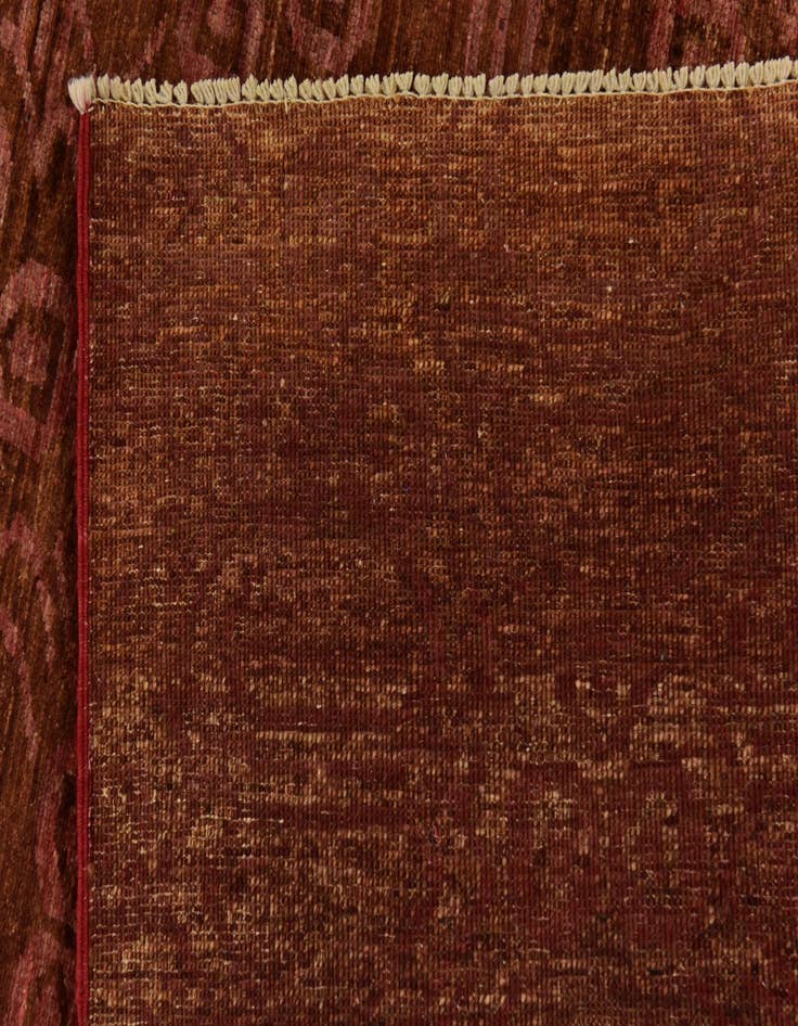 Detail image of  4' 10 x 6' 2  Hand Knotted Peshawar Ziegler Rug