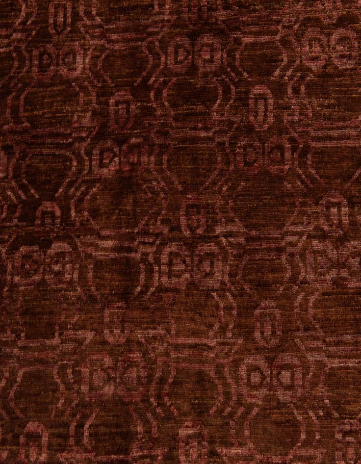 Detail image of  4' 10 x 6' 2  Hand Knotted Peshawar Ziegler Rug