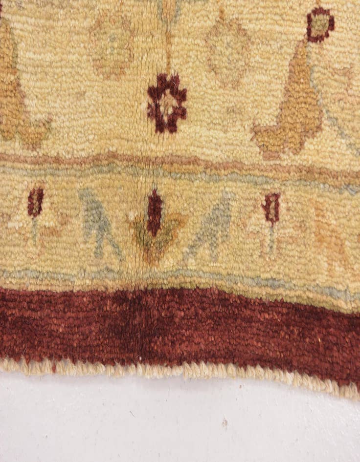 Detail image of  6' x 8' 4  Hand Knotted Peshawar Ziegler Rug