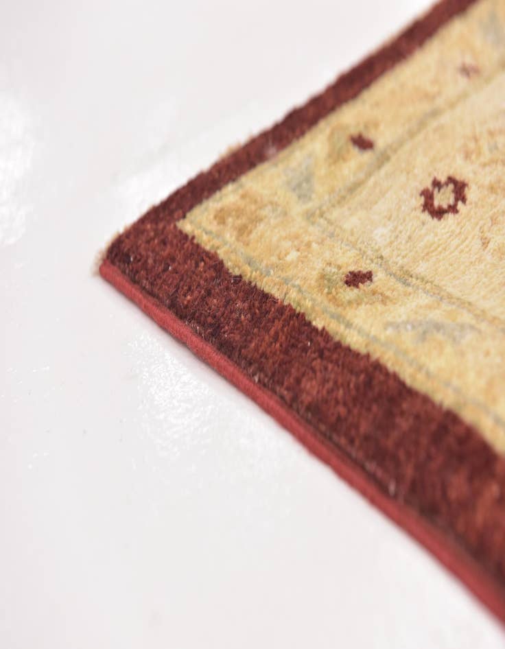 Detail image of  6' x 8' 4  Hand Knotted Peshawar Ziegler Rug