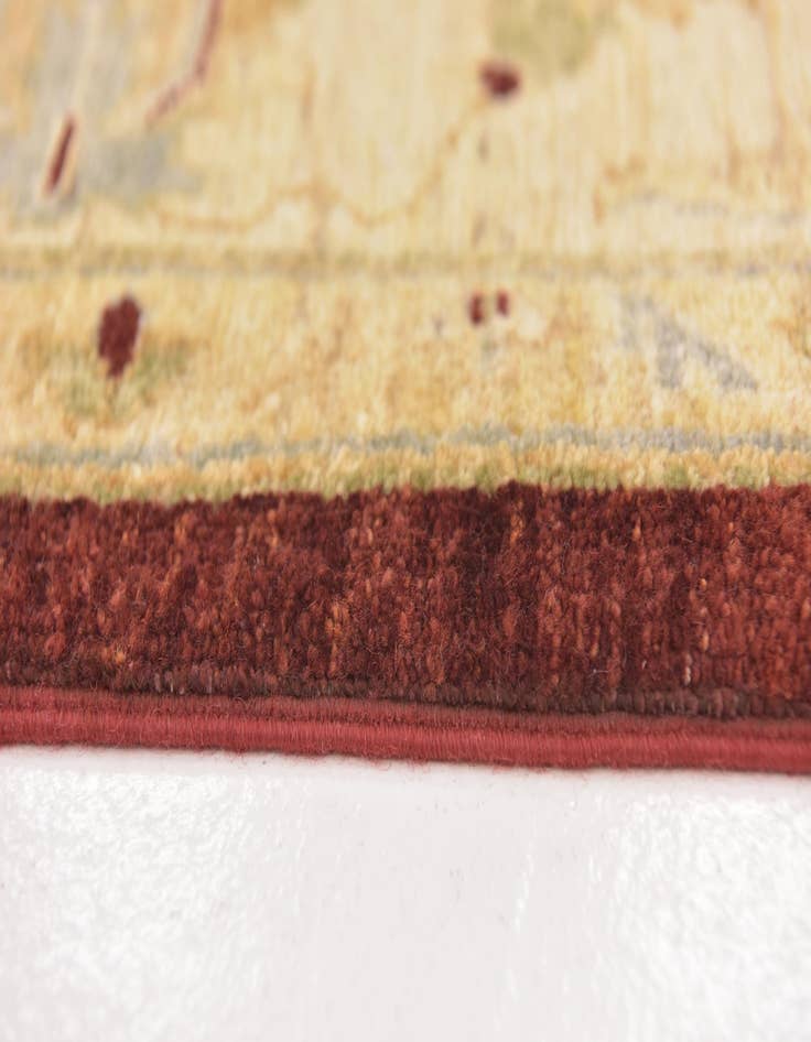 Detail image of  6' x 8' 4  Hand Knotted Peshawar Ziegler Rug