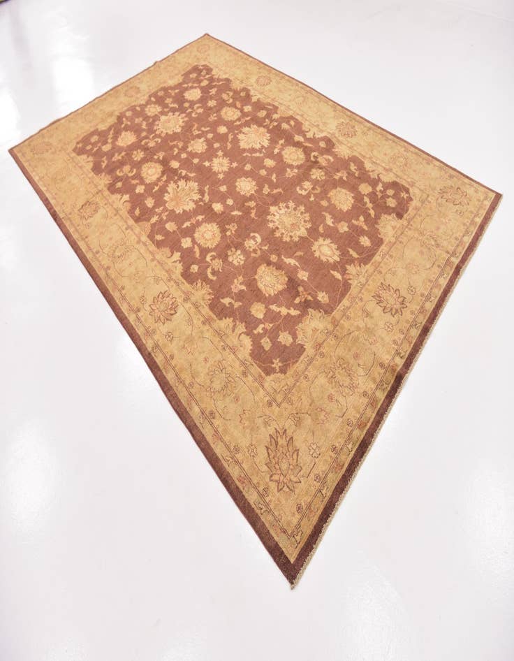 Detail image of  8' 2 x 12' 2  Hand Knotted Peshawar Ziegler Rug