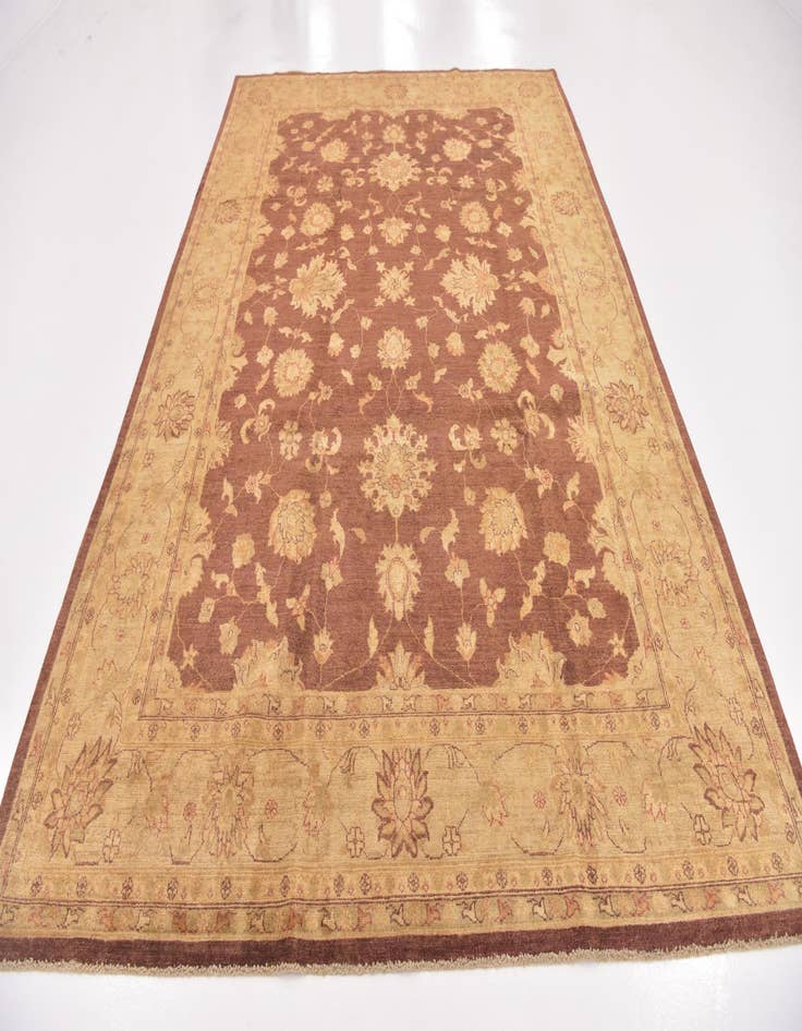 Detail image of  8' 2 x 12' 2  Hand Knotted Peshawar Ziegler Rug