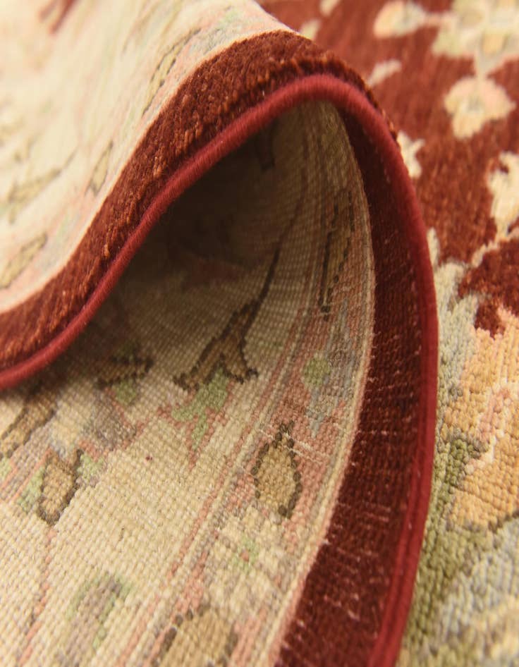 Detail image of  6' 6 x 9' 7  Hand Knotted Peshawar Ziegler Rug