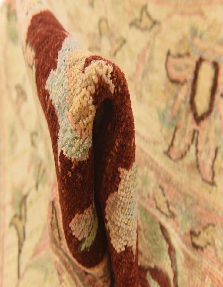 Detail image of  6' 6 x 9' 7  Hand Knotted Peshawar Ziegler Rug