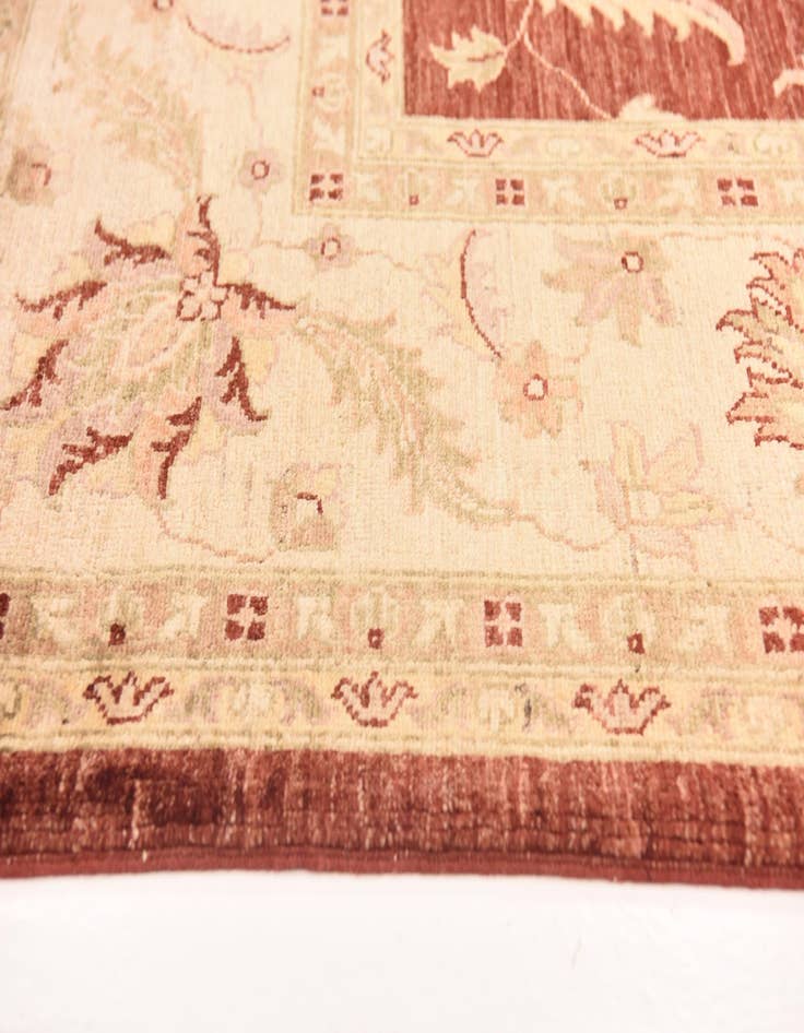 Detail image of  8' x 10' 11  Hand Knotted Peshawar Ziegler Rug