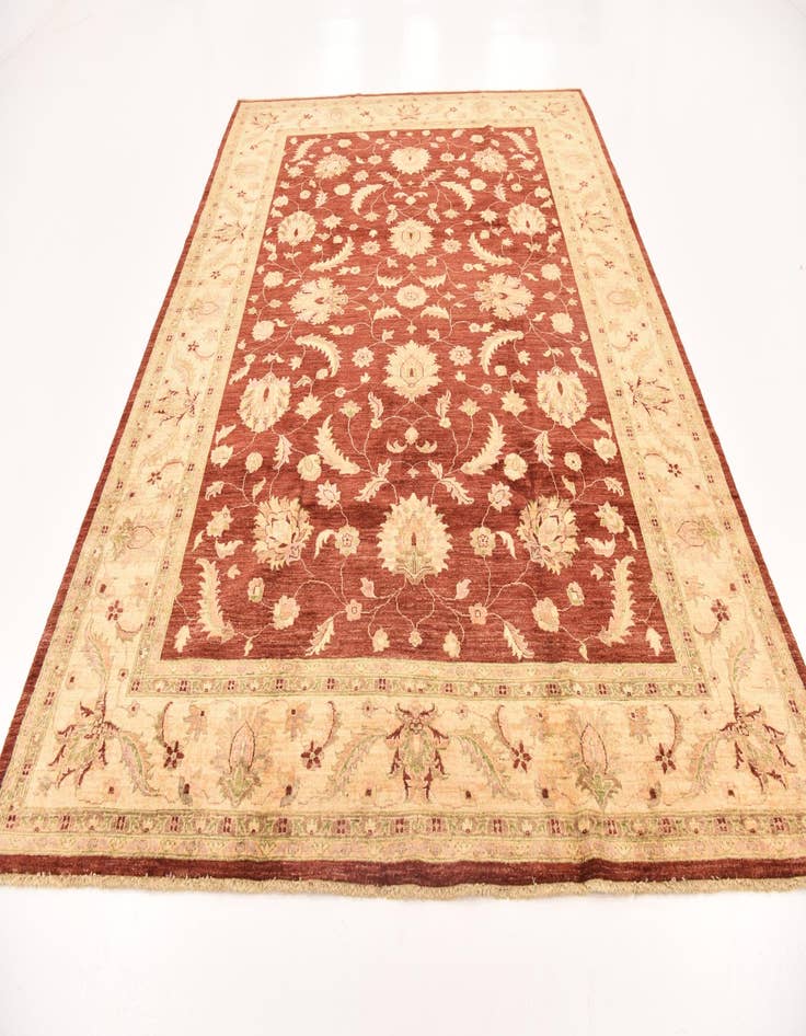 Detail image of  8' 1 x 10' 8  Hand Knotted Peshawar Ziegler Rug