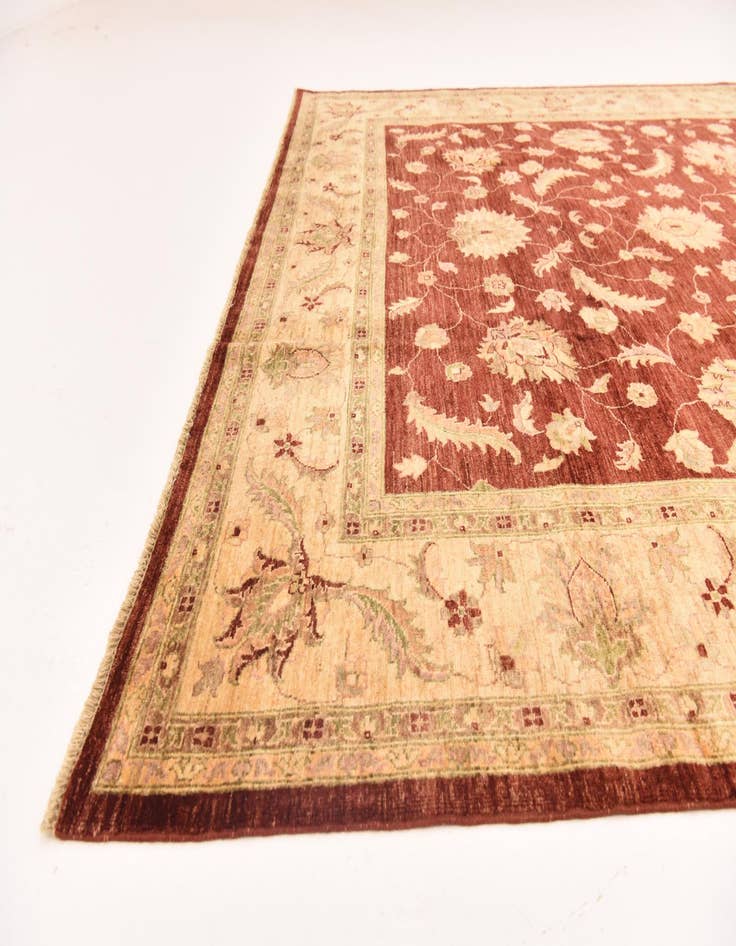 Detail image of  8' 1 x 10' 8  Hand Knotted Peshawar Ziegler Rug