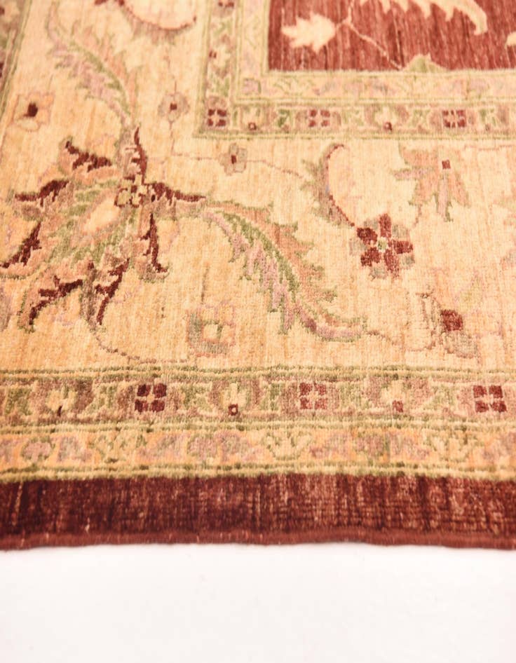 Detail image of  8' 1 x 10' 8  Hand Knotted Peshawar Ziegler Rug