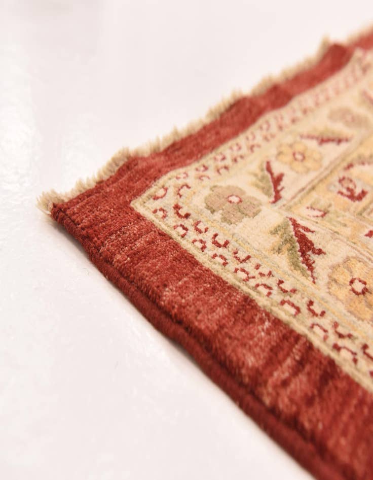 Detail image of  13' 1 x 17' 2  Hand Knotted Peshawar Ziegler Rug