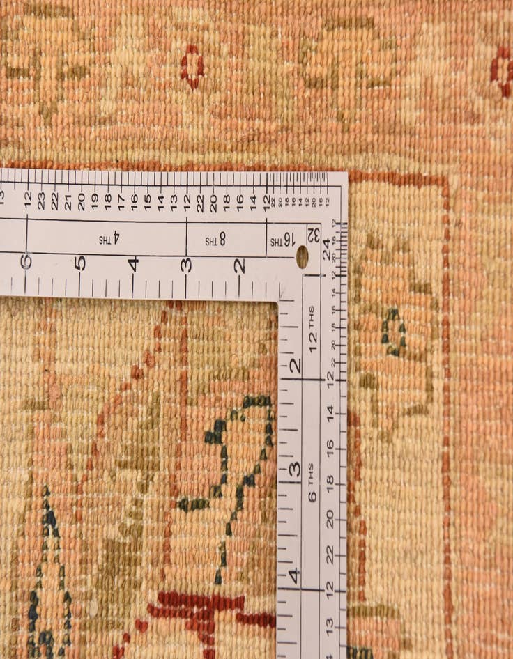 Detail image of  10' x 12' 10  Hand Knotted Peshawar Ziegler Rug