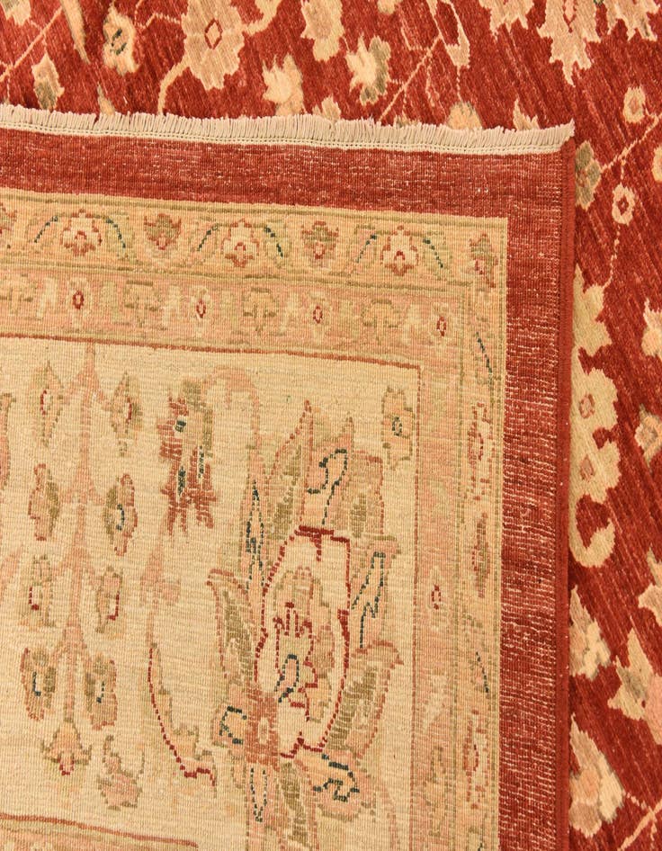 Detail image of  10' x 12' 10  Hand Knotted Peshawar Ziegler Rug