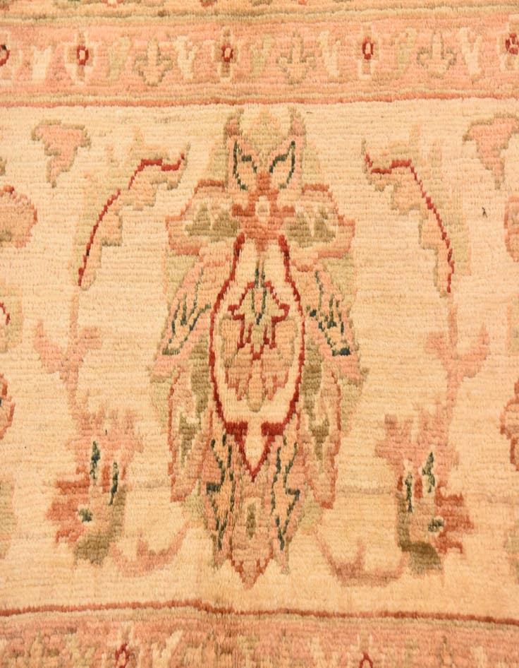 Detail image of  10' x 12' 10  Hand Knotted Peshawar Ziegler Rug
