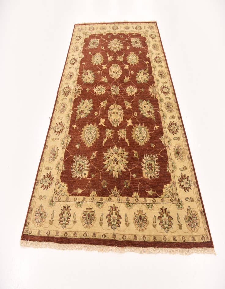 Detail image of  5' 5 x 8' 2  Hand Knotted Peshawar Ziegler Rug