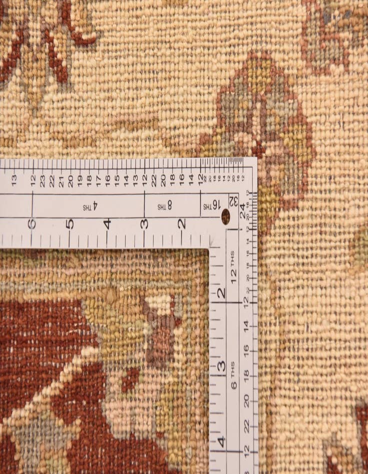 Detail image of 5' x 6' 8 Hand Knotted Peshawar Ziegler Rug