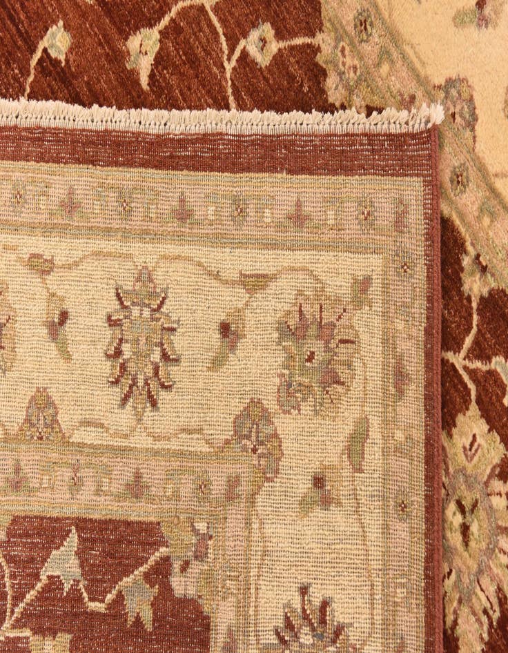 Detail image of 5' x 6' 8 Hand Knotted Peshawar Ziegler Rug