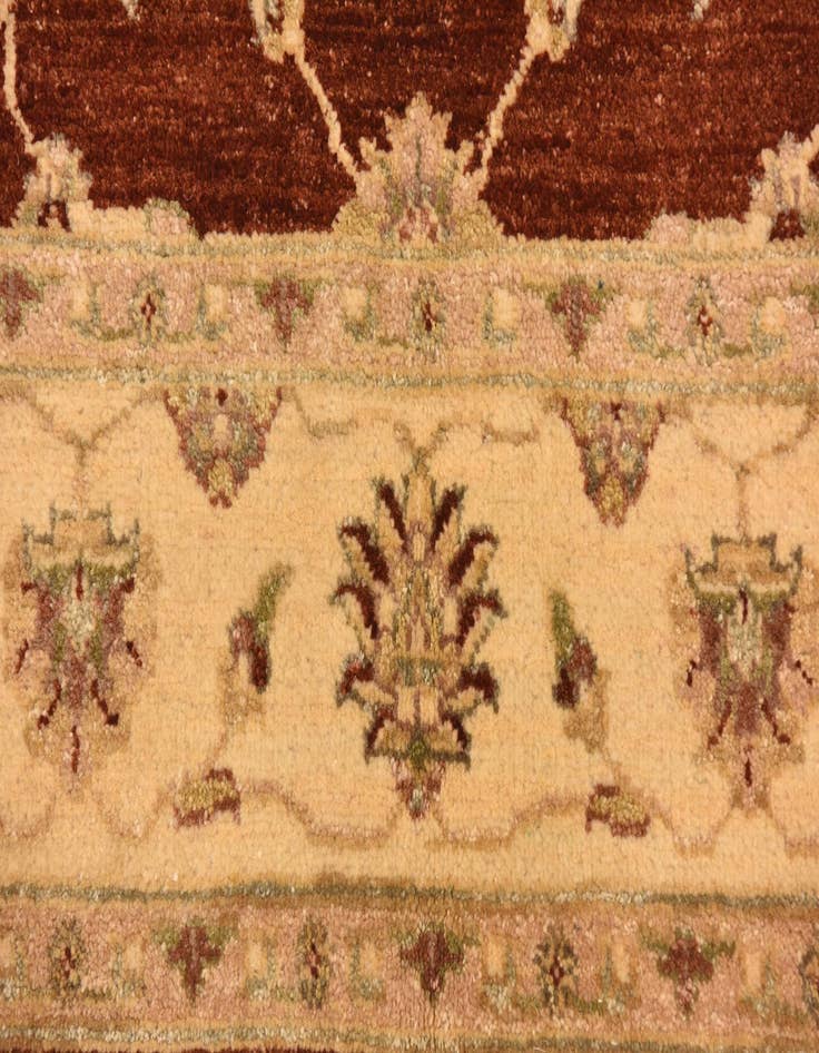 Detail image of 5' x 6' 8 Hand Knotted Peshawar Ziegler Rug
