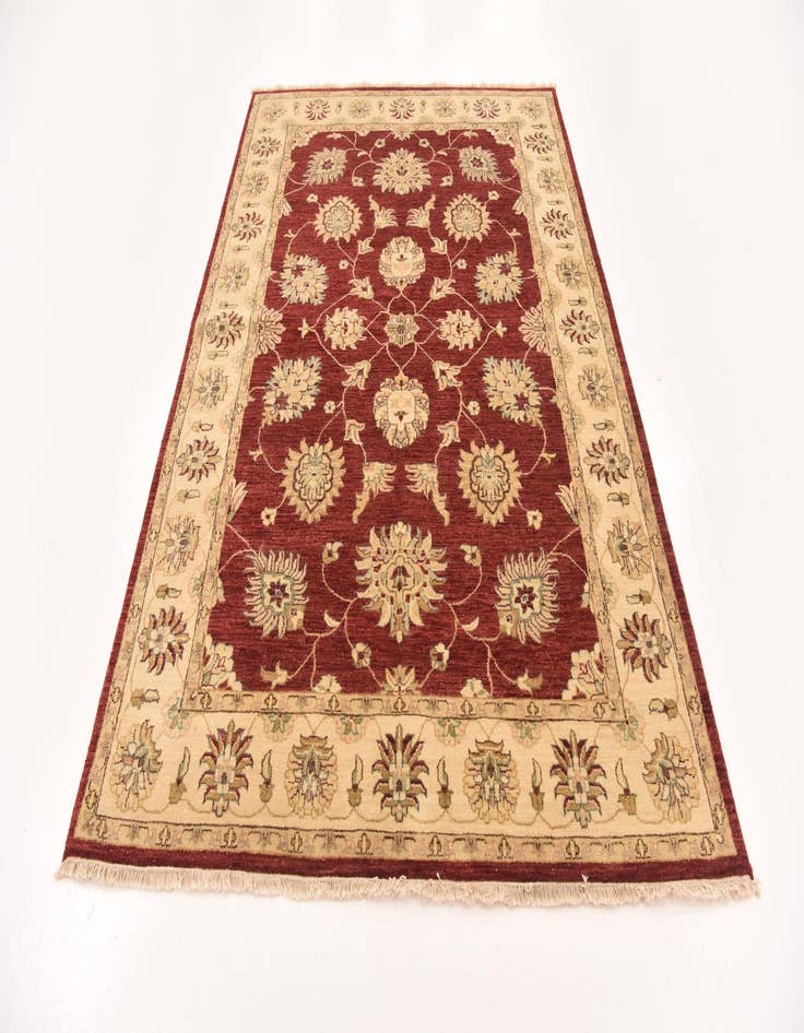 Detail image of  5' 7 x 8' 2  Hand Knotted Peshawar Ziegler Rug