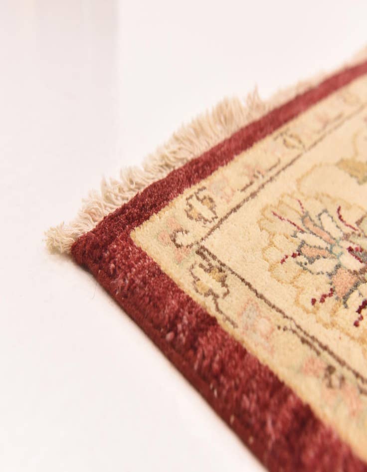 Detail image of  5' 7 x 8' 2  Hand Knotted Peshawar Ziegler Rug