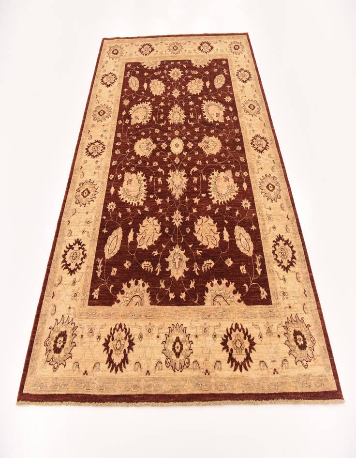 Detail image of  5' 8 x 7' 8  Hand Knotted Peshawar Ziegler Rug