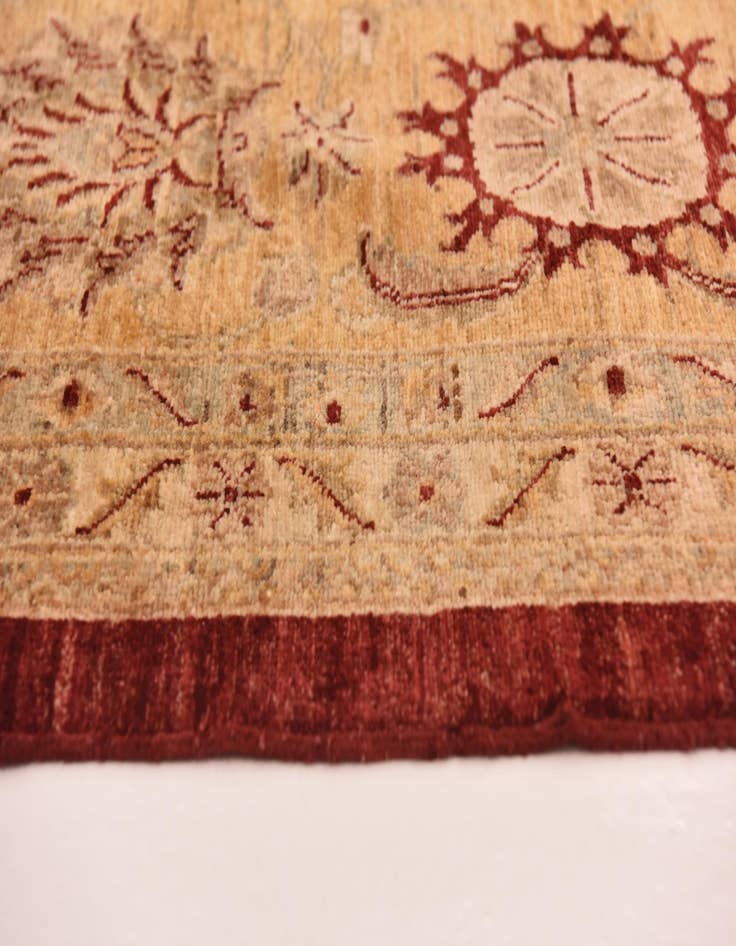 Detail image of  13' 5 x 17' 8  Hand Knotted Peshawar Ziegler Rug