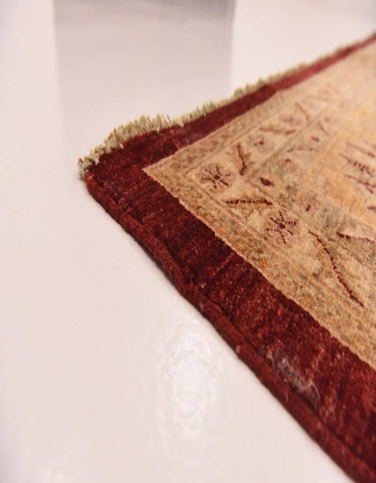 Detail image of  13' 5 x 17' 8  Hand Knotted Peshawar Ziegler Rug