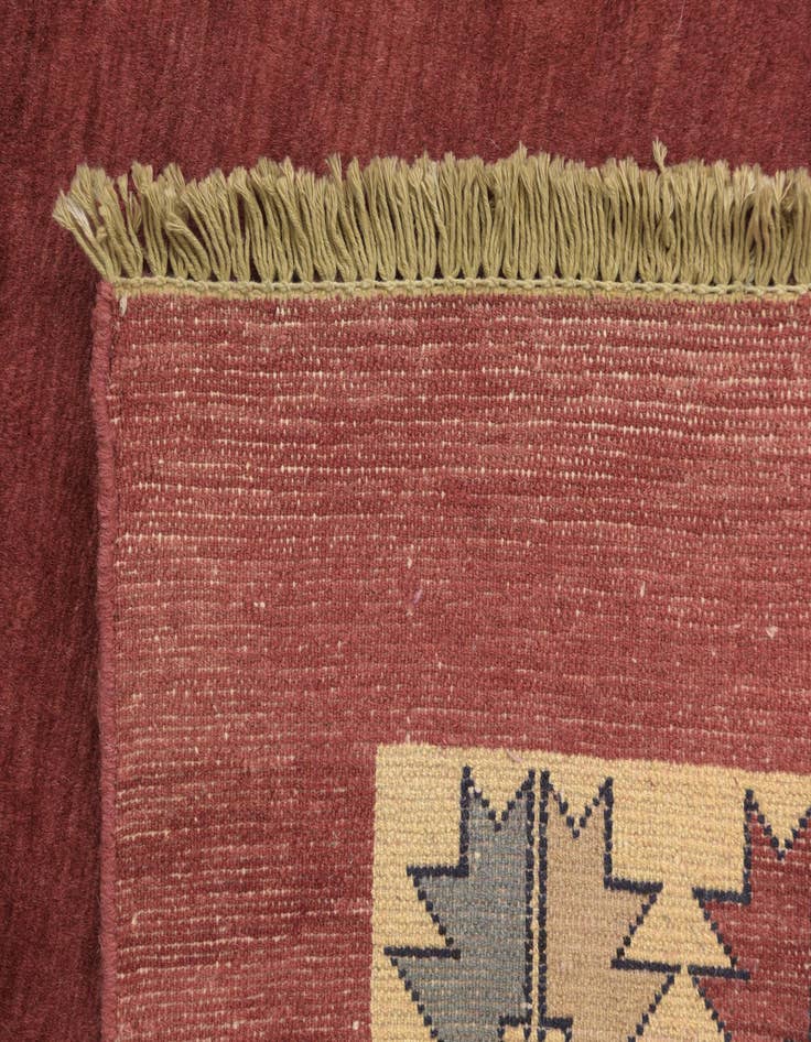 Detail image of  4' 1 x 6' 5  Hand Knotted Peshawar Ziegler Rug