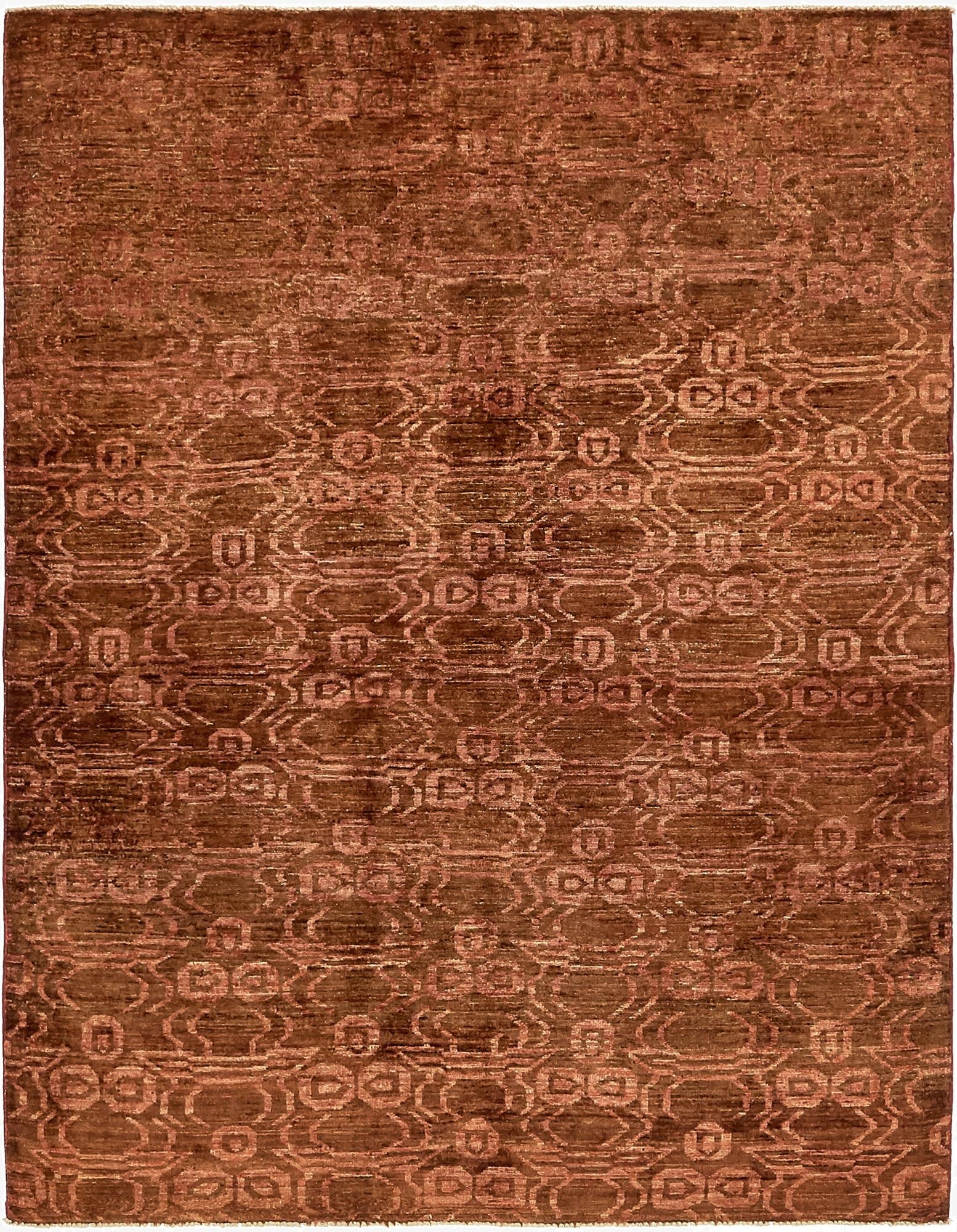  4' 10 x 6' 2  Hand Knotted Peshawar Ziegler Rug