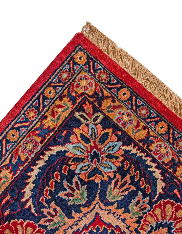 Detail image of  8' 2 x 10' 1  Hand Knotted Sarough Oriental Wool Rug