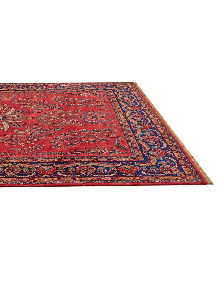 Detail image of  8' 2 x 10' 1  Hand Knotted Sarough Oriental Wool Rug