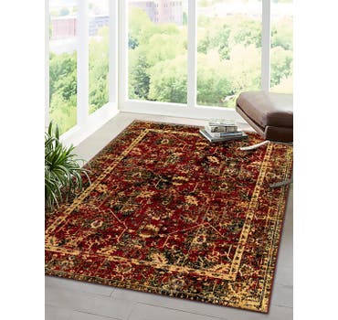Burgundy 9' x 12' Saturn Rug | Rugs.com