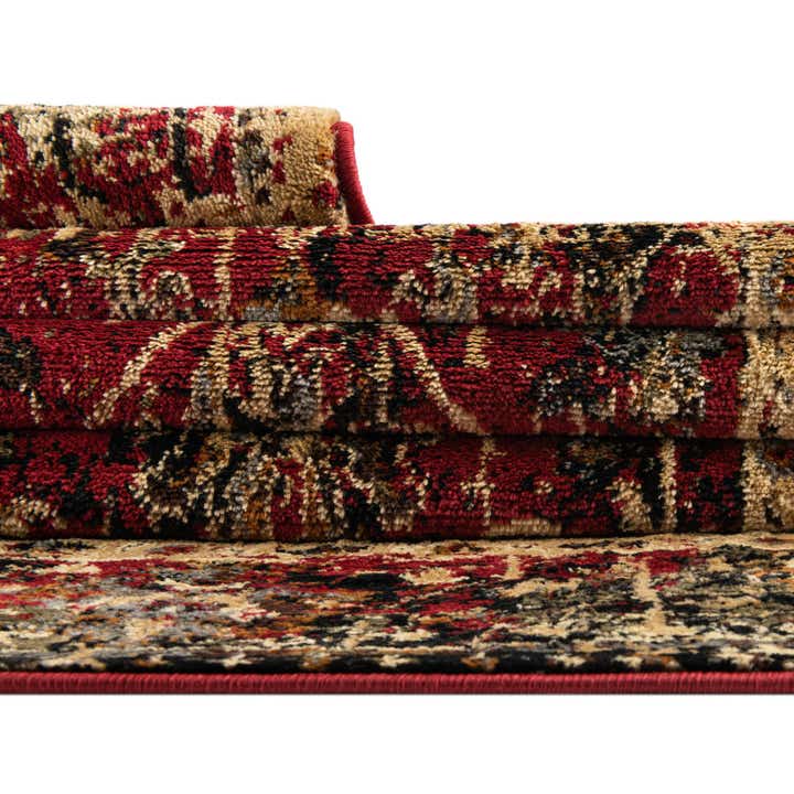 Burgundy 4' x 6' Saturn Rug | Rugs.com