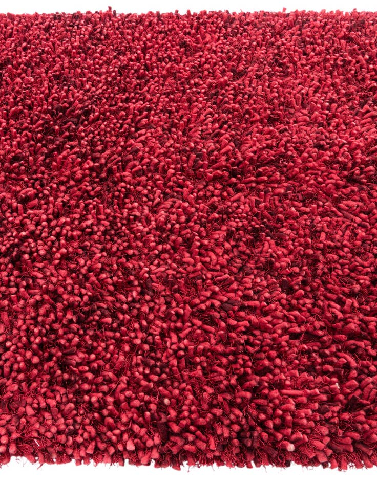 Detail image of  5' 1 x 6' 9  Hand Knotted Shag Rug