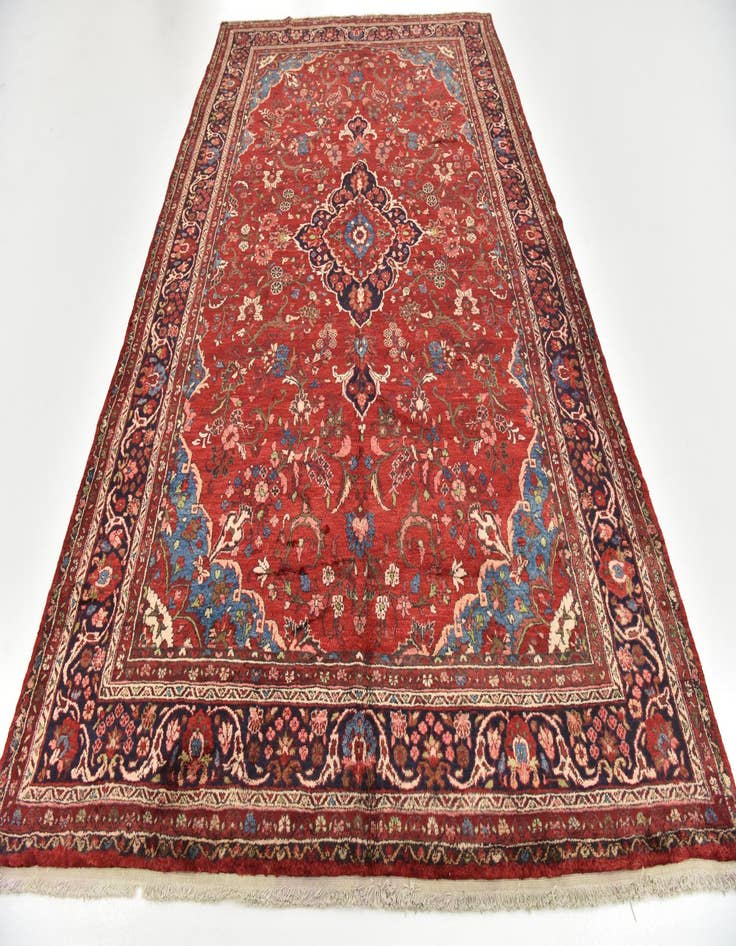 Detail image of 7' x 11' 6 Hand Knotted Shahrbaft Persian Wool Rug