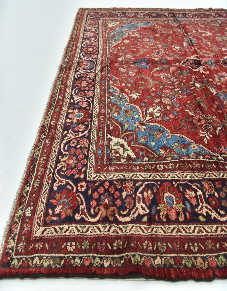 Detail image of 7' x 11' 6 Hand Knotted Shahrbaft Persian Wool Rug