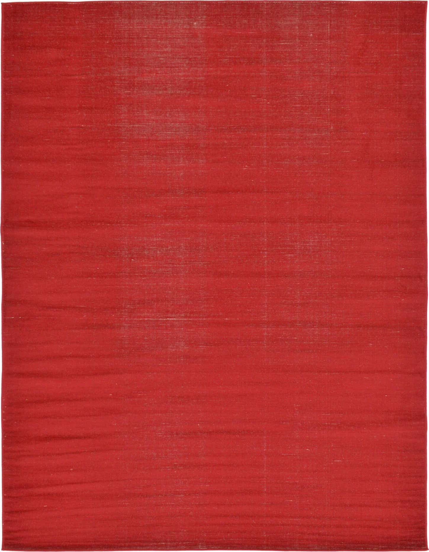 A 7x10 rectangular SoHo collection rug in a vibrant solid red, featuring a flat pile and subtle texture.