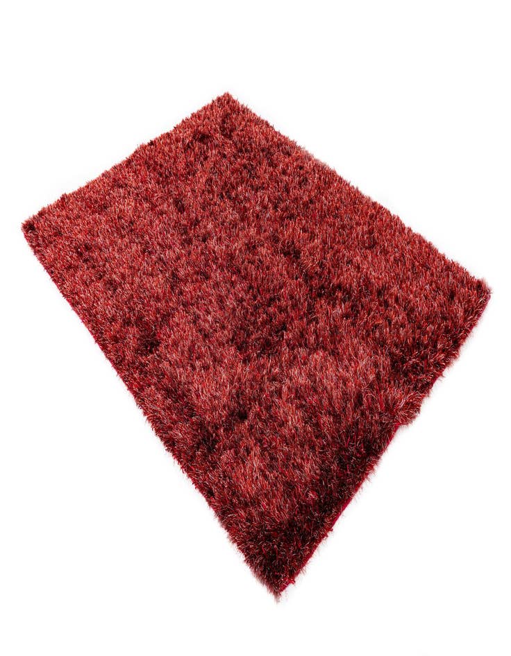 Detail image of  5' x 6' 6  Hand Knotted Solid Shag Rug