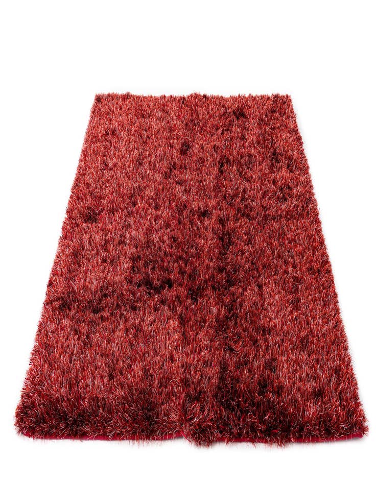 Detail image of  5' x 6' 6  Hand Knotted Solid Shag Rug